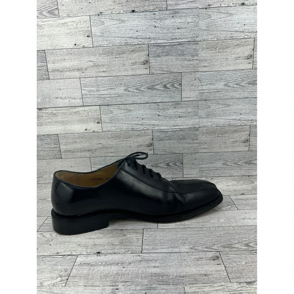 Stacy Adams Mens Black‎ Leather Lace Up Oxford Dress Shoes Size 10M